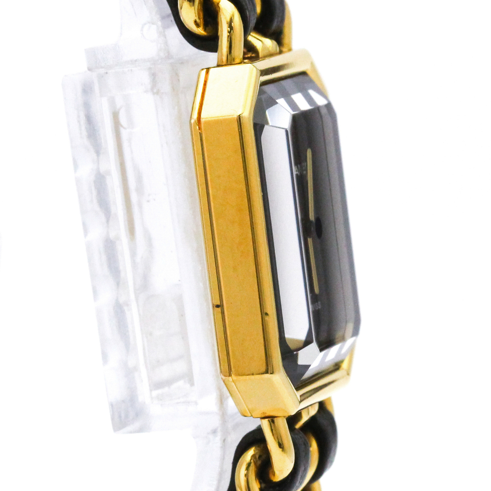 CHANEL Premiere Size L Gold Plated Quartz Ladies Watch H0001 - Picture 9 of 11